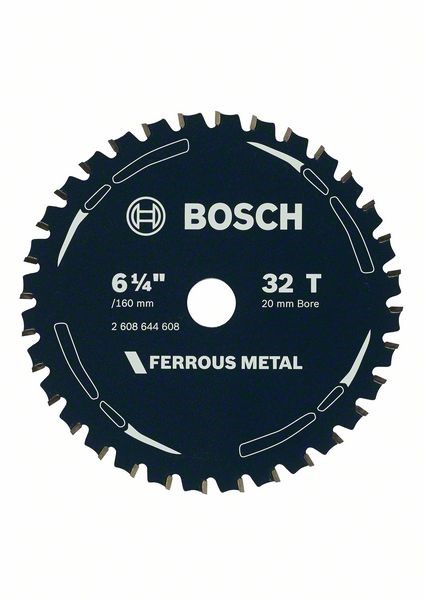 BOSCH METAL SAW BLADE 6 1/4'' ( 160MM) X 16MM X 32 TEETH 